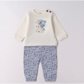 COMPLETO DUE PEZZI NEONATA I.DO