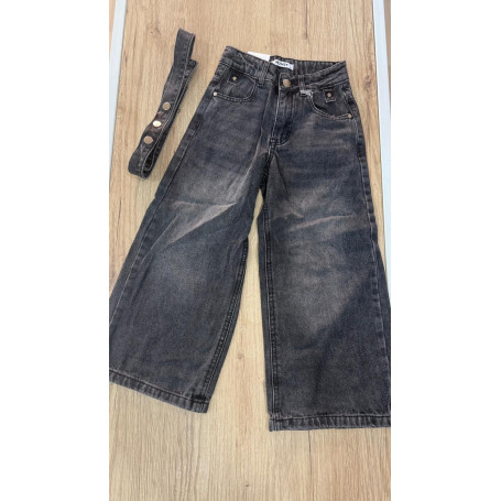 JEANS LARGO CON CINTURA 6/16 ANNI