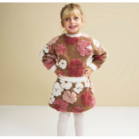 GONNELLINA CON FIORI I.DO 3/8 ANNI