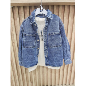 CAMICIA IN JEANS RAGAZZO 4/14 ANNI