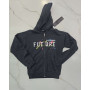 FELPA CON ZIP E CAPPUCCIO ALESSANDRINI