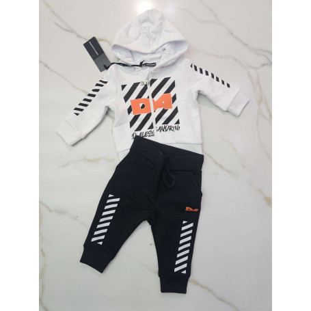 FELPA CON CAPPUCCIO E ZIP FELPATA
