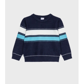 MAGLIONCINO GIROCOLLO A STRISCE ATIVO