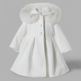 CAPPOTTO CON CAPPUCCIO E PELLICCIA