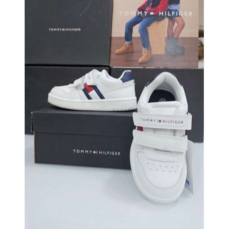 SNEAKER BASSA CON STRAPPI TOMMY