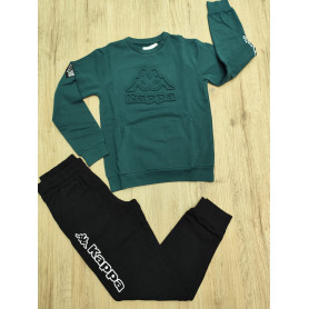 TUTA GIROCOLLO FELPATA KAPPA 3/7A