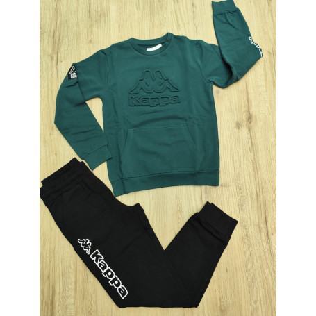 TUTA GIROCOLLO FELPATA KAPPA 3/7A