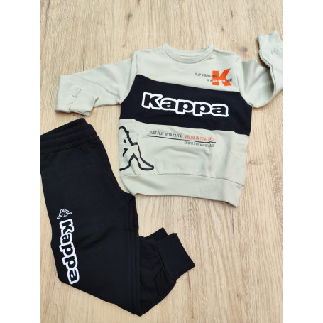 TUTA GIROCOLLO FELPATA KAPPA 3/7A