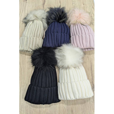 CAPPELLO CON PON PON TAGLIA UNICA