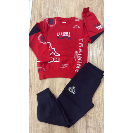 TUTA GIROCOLLO FELPATA 3/7 ANNI