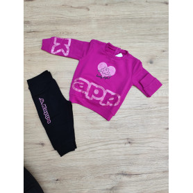 TUTA GIROCOLLO FELPATA 12/36M