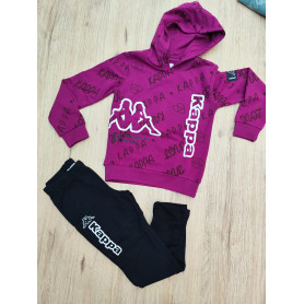 TUTA CON CAPPUCCIO FELPATA 8/14A