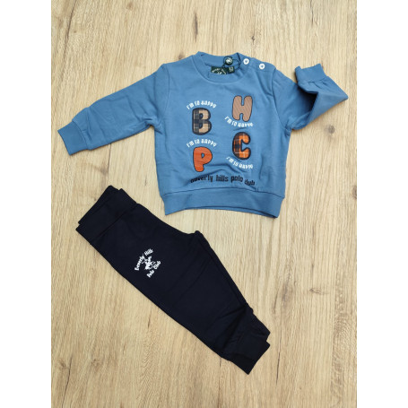 TUTA GIROCOLLO FELPATA 12/30M