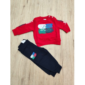 TUTA GIROCOLLO FELPATA 12/36 MESI