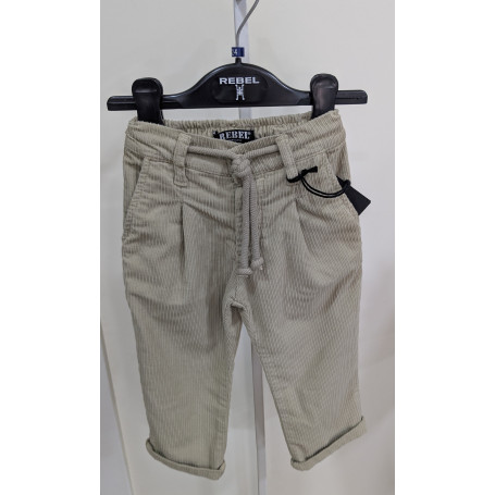 PANTALONE A COSTINE NEONATO 12/36M