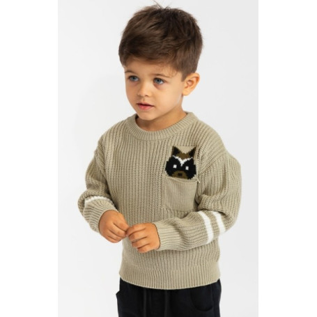 MAGLIONCINO GIROCOLLO ATIVO 6/36M