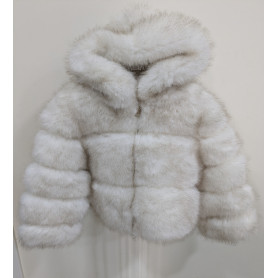 PELLICCIA CON CAPPUCCIO 4/12 ANNI