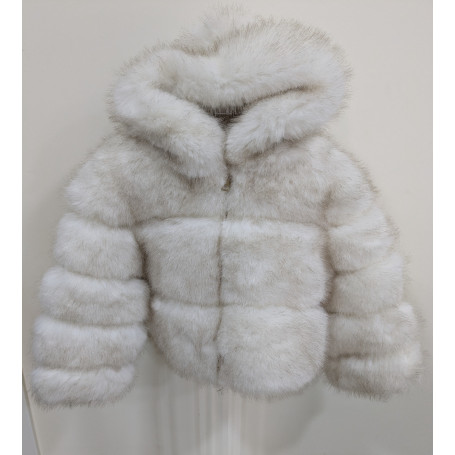 PELLICCIA CON CAPPUCCIO 4/12 ANNI