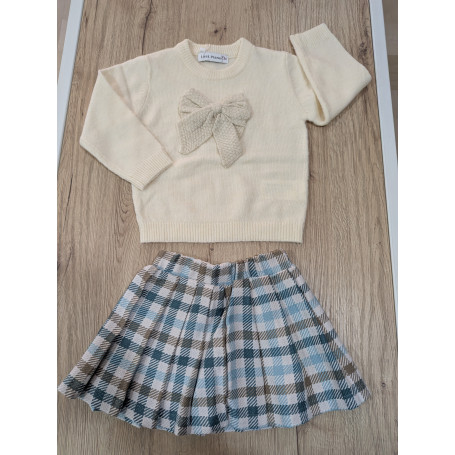 COMPLETO CON GONNELLINA E MAGLIONCINO