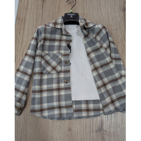 CAMICIA CON MAGLIETTA MANICA LUNGA