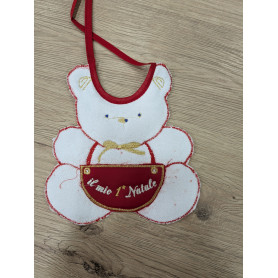 BAVETTA NATALIZIA CON ORSETTO