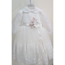 ABITO BATTESIMALE CON FIORE