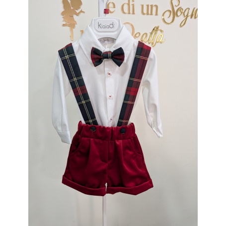 COMPLETO CON BRETELLE NEONATO