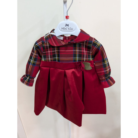 VESTITINO IN VELLUTO TARTAN