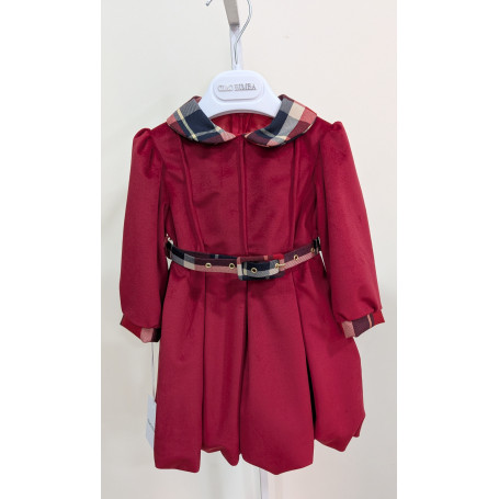 VESTITINO IN VELLUTO CON CINTURA