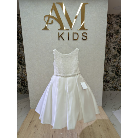 ABITO COMUNIONE IN MIKADO