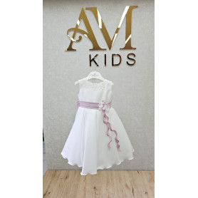 ABITO BATTESIMALE CON FIORE