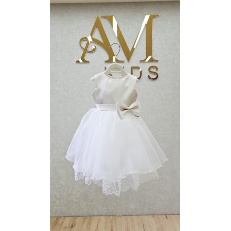 ABITO BATTESIMALE CON FIOCCO