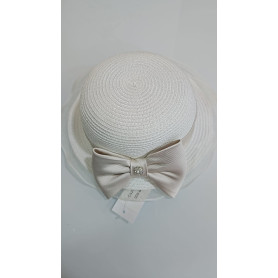 CAPPELLO IN PAGLIA CON FIOCCO