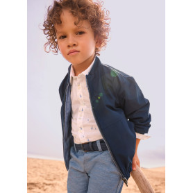 GIACCA A VENTO REVERSIBILE LINO