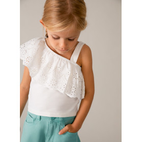 MAGLIETTA CANOTTIERA PERFORATA MAYORAL