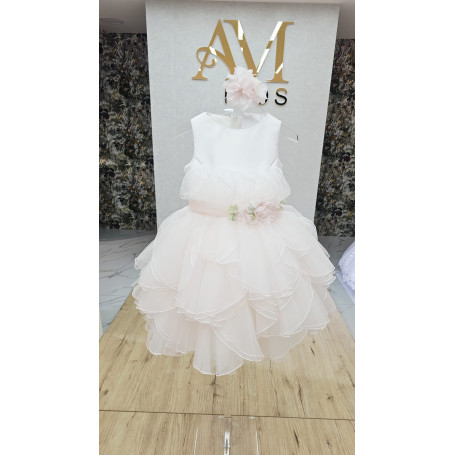 ABITO CERIMONIA ELEGANTE CON FIORE PETIT