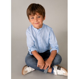 CAMICIA MANICA LUNGA COLLO COREANO