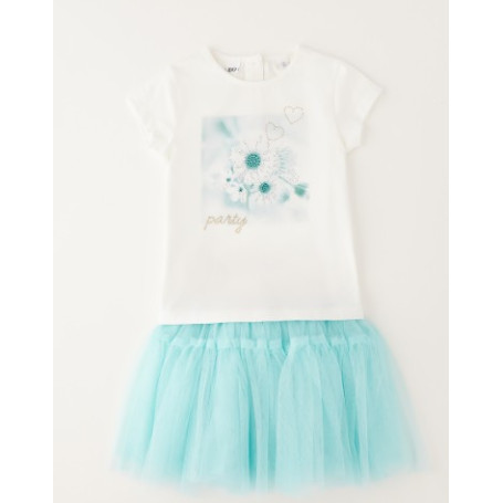 COMPLETO CON GONNA IN TULLE I.DO