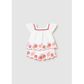 COMPLETO CON BERMUDA RICAMATO MAYORAL