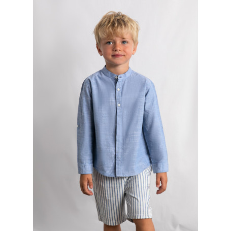 COMPLETO CON BERMUDA IN LINO MAYORAL