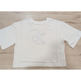T-SHIRT CROPPED CALVIN KLEIN 8/16A
