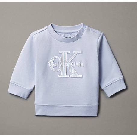 FELPA GIROCOLLO GARZATA CALVIN KLEIN