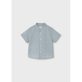 CAMICIA MANICA CORTA IN LINO COREANA