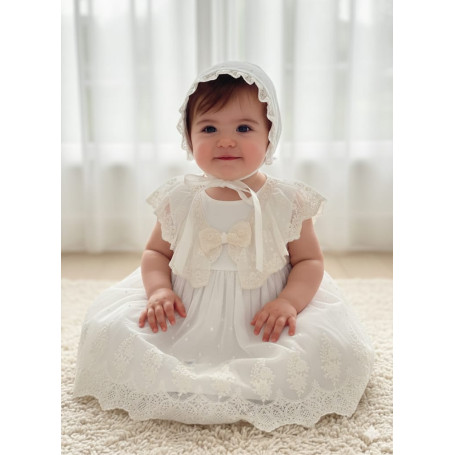 ABITO BATTESIMALE RICAMATO