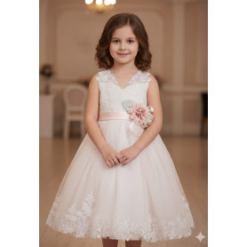 ABITO COMUNIONE CON PIZZO MARCH