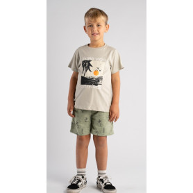 COMPLETO CORTO IN COTONE 2/6A