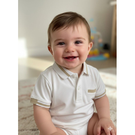 POLO MANICA CORTA 6/36 MESI ATIVO