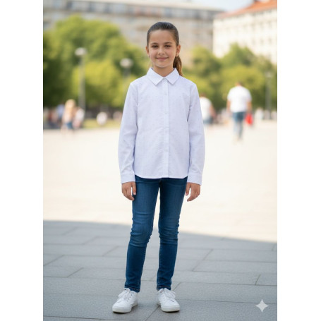 CAMICIA MANICA LUNGA CON BRILLANTINI