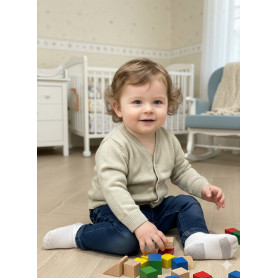 CARDIGAN CON BOTTONI ATIVO 6/36M