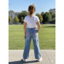 JEANS CON TASCA BRILLANTINATA 4/12A
